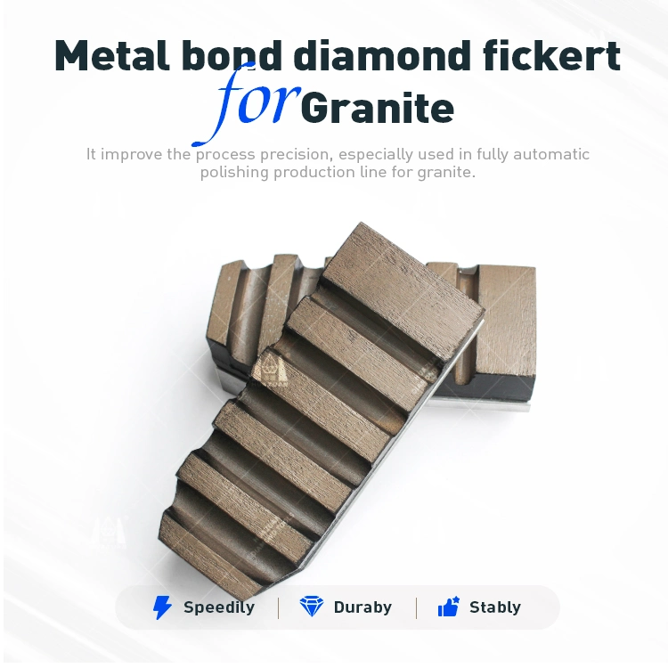 High Gloss Diamond Fickert Abrasive Block for Granite Polishing