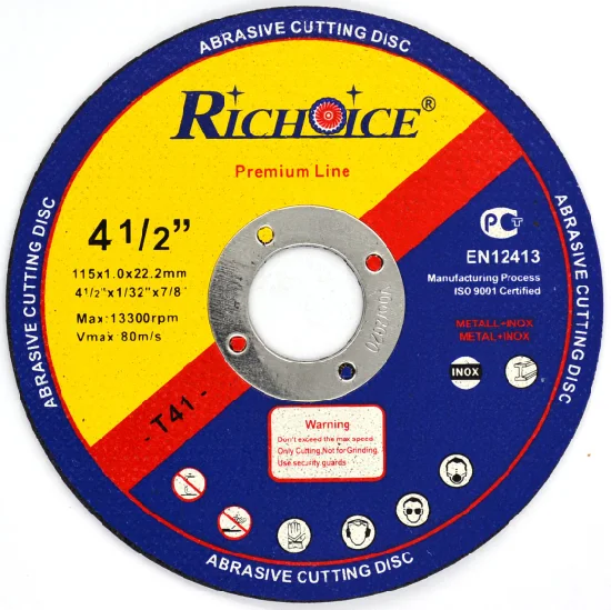 Richoice 115/125/150/180/230 мм Металл/Сталь/Камень для Угловых шлифовальных машин, шлифования, отрезных дисков, шлифовальных кругов